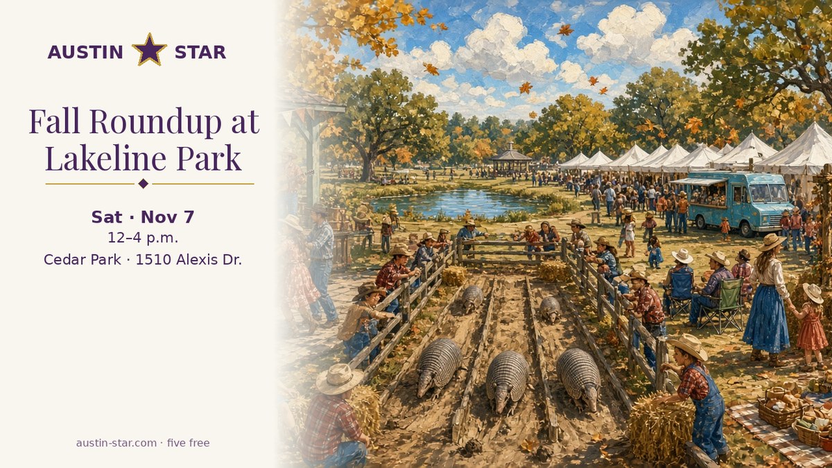 Illustration — Fall Roundup at Lakeline Park