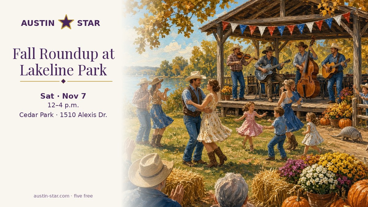 Illustration — Fall Roundup at Lakeline Park