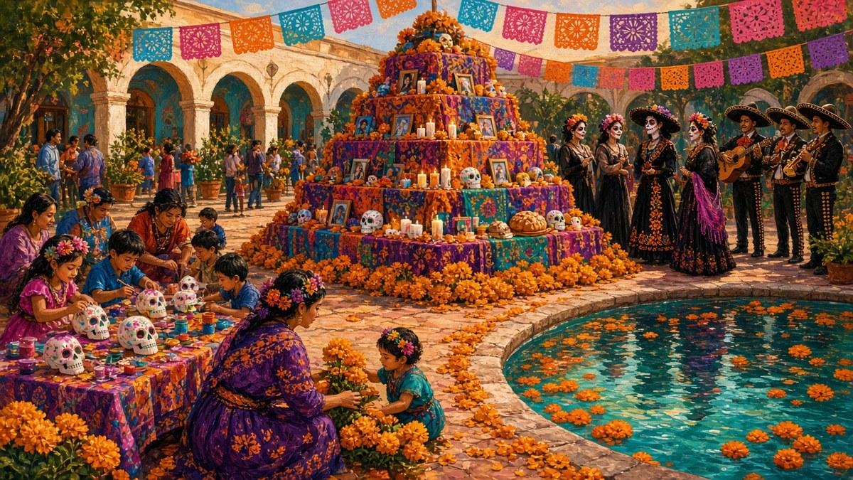 Illustration — Día de los Muertos at the MACC